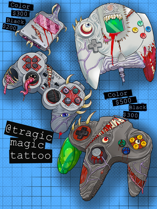 Survival Horror Retro Controllers