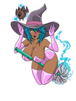 WAP Witch Sticker