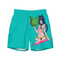 Neko Gundam Gal swim trunks