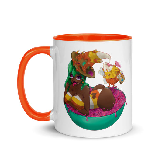 Candy Corn Witch Mug